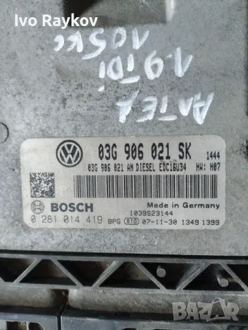 Seat Altea 1.9 TDi , ECU 03G906021SK , 0281014419, снимка 2 - Части - 48133840