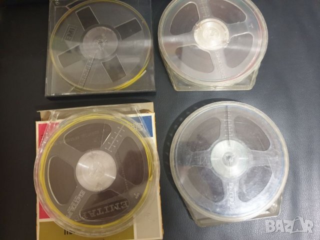 15см магнетофонна ролка Emitape С лента и пластмасова кутия. По 20лв./бр., снимка 5 - Декове - 39725303
