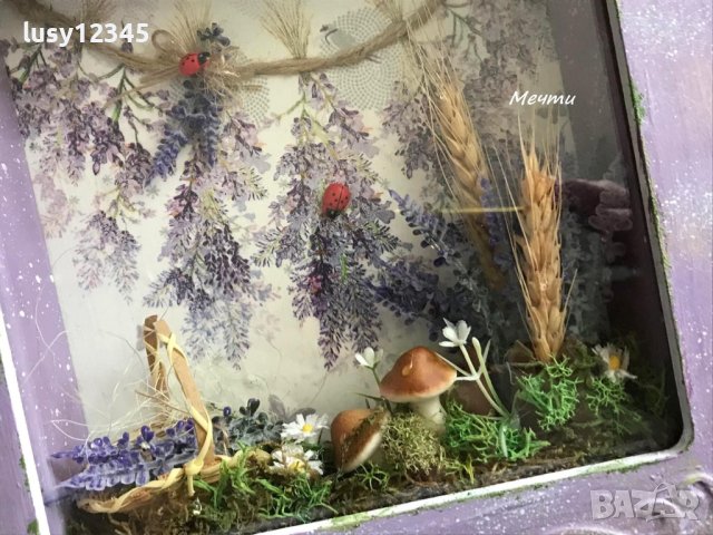 Рамка кутия-Лавандулов празник!, снимка 5 - Декорация за дома - 41426190