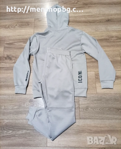 Мъжки екип код 01 - сив, снимка 3 - Спортни дрехи, екипи - 53215041