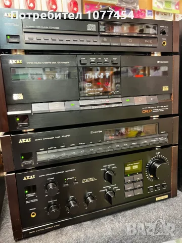 „AKAI MAGNUM – AM-M959 / GX-M959W / CD-M839 / AT-M739 + Wharfedale 505“, снимка 2 - Аудиосистеми - 56125582