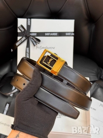 Колан+сертификат+торбичка ysl saint laurent , снимка 3 - Колани - 51960506