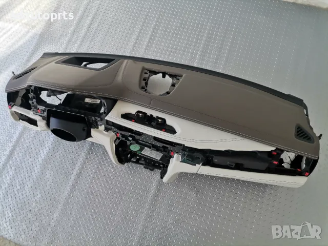 Табло BMW X5 F15 X6 F16 HUD Mocha Nappa Гладка Кожа, снимка 3 - Части - 50303535