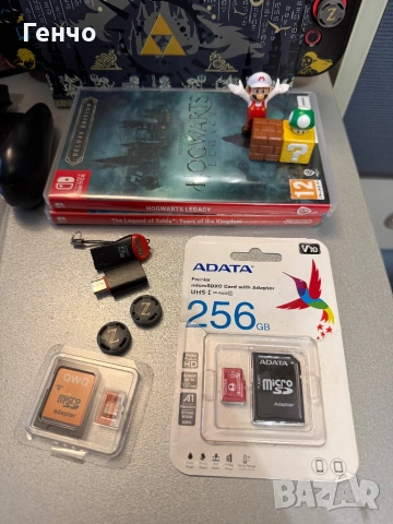 Nintendo Switch V2+ много аксесоари., снимка 7 - Nintendo конзоли - 53103925