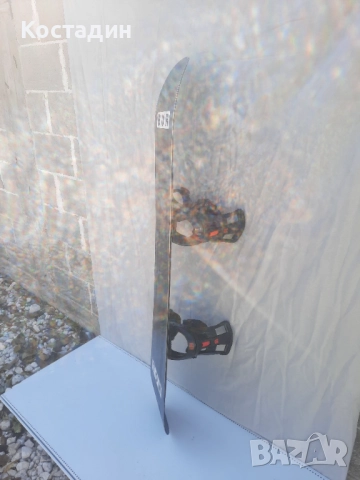 Сноуборд 149см. BURTON CUSTOM EXPERIENCE WIDE  CAMBER с автомати, снимка 10 - Зимни спортове - 52567237