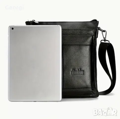 Мъжка творческа и функционална чанта /Телешка естествена кожа!, снимка 6 - Чанти - 49294003