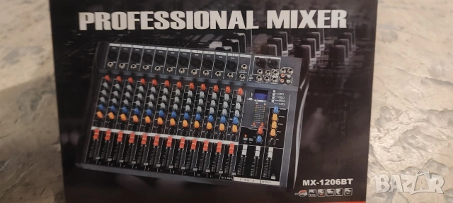 Професионален миксер MX-1206BT, снимка 2 - Ресийвъри, усилватели, смесителни пултове - 53263191