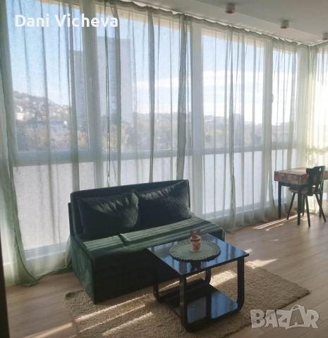 Разтегателен фотьойл зелено кадифе