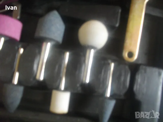 НОВ 12 ЧАСТИ ПЪЛЕН КОМПЛЕКТ БЕЛГИЙСКИ ПНЕВМАТИЧЕН ПРАВ ШЛАЙФ ЦАНГА ф6мм С АКСЕСОАРИ VOS, снимка 8 - Други инструменти - 49765139