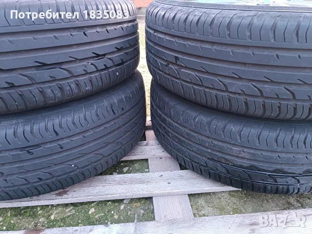 Лети джанти 18ки 5х114.3 Nissan + летни гуми 215/55/18 Continental, снимка 10 - Гуми и джанти - 52593952