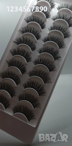 4D Мигли 10 чифта , снимка 2 - Декоративна козметика - 53839703