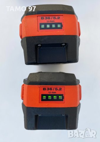 HiLTi Стартов комплект 2батерии B36/5.2 и зарядно HiLTi C4/36-350, снимка 4 - Други инструменти - 41768622