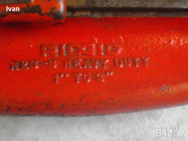 3 Цола Ридгид-Голям Тръборез-RIDGID  3 S-1-3"-Реже Масивни Водопроводни Тръби до 3 Цола-Почти Нов, снимка 3 - Други инструменти - 36237542