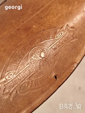 ретро кожена седалка за велосипед   21/2, снимка 8 - Части за велосипеди - 49156113