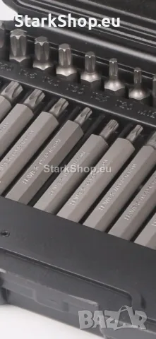 Комплект битове-накрайници HAWEK 4401new Hex XZN и Torx 1/2″ и 3/8″ 40 броя, снимка 4 - Куфари с инструменти - 50316076