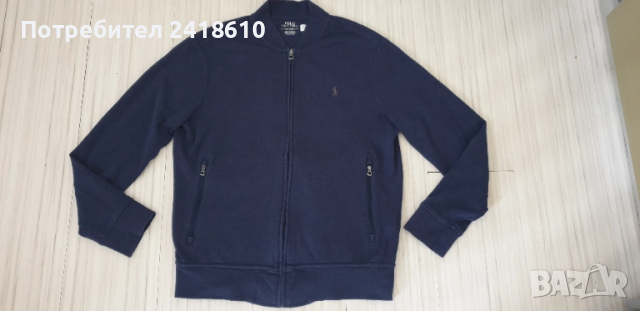POLO Ralph Lauren  Full Zip  Cotton Mens Size M  ОРИГИНАЛ! Мъжко Горнище с цял Цип!, снимка 9 - Спортни дрехи, екипи - 51711941