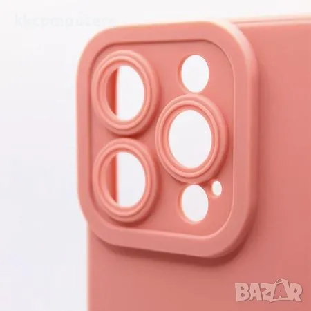 Калъф силикон камера Guard /Розов мат/ за iPhone 15 Plus 6.7 Баркод : 3128234, снимка 4 - Калъфи, кейсове - 48159296