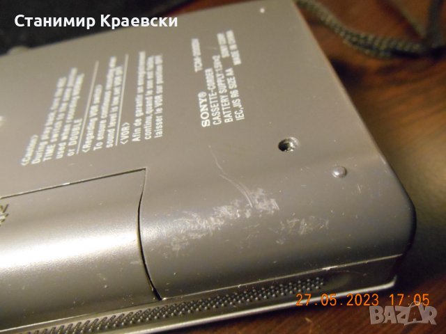  Sony TCM-200DV Handheld Cassette Voice Recorder - vintage 2001, снимка 13 - Радиокасетофони, транзистори - 40898524