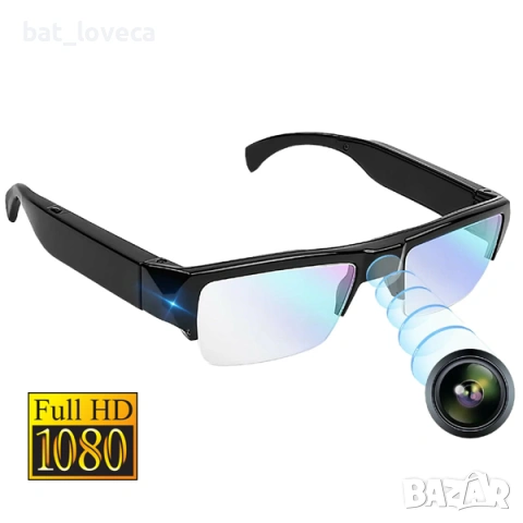 Очила със скрита камера Full HD 1080p / без диоптър /
