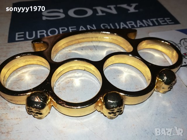 БОКС С ЧЕРЕПИ ЦВЯТ ЗЛАТО 1008230935, снимка 4 - Колекции - 41811251