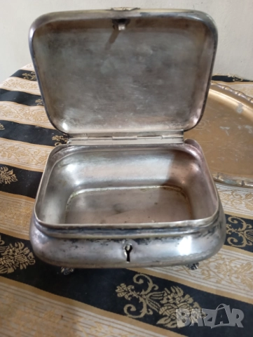 кутия за бижута с поднос арт деко, снимка 6 - Други ценни предмети - 52933770