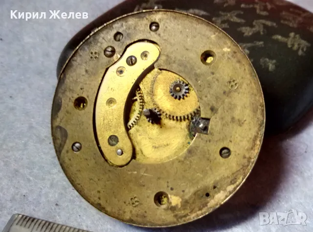 МЕХАНИЗЪМ от СТАР РЯДЪК КОЛЕКЦИОНЕРСКИ МАРКОВ ДЖОБЕН ЧАСОВНИК 23822, снимка 12 - Антикварни и старинни предмети - 48553601