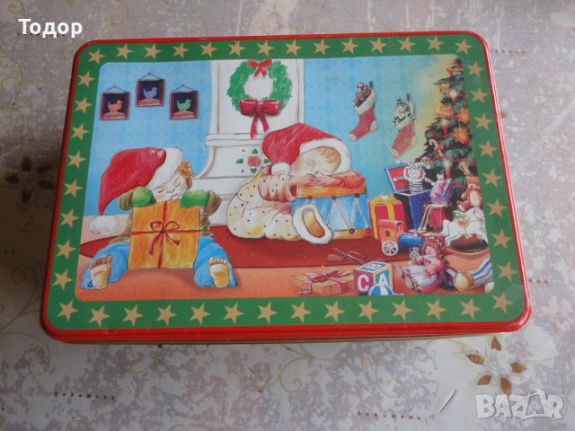 Литографска тенекиена ламаринена кутия 11