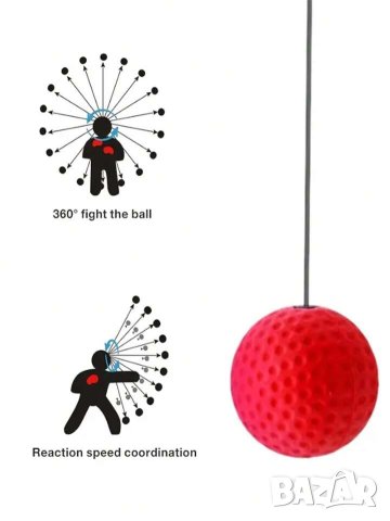 Тренировъчно топче за бокс, снимка 6 - Бокс - 41746415