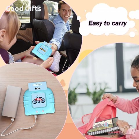 Детски карти за учене на английски думи със звукови ефекти, снимка 5 - Образователни игри - 40159173