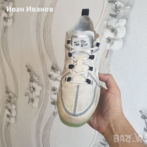оригинални маратонки Nike Air Vapormax 2019 'Pale Ivory' номер 39, снимка 10 - Маратонки - 41245254