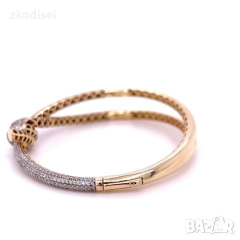 Златна дамска гривна Tiffany 17,63гр. 14кр. проба:585 модел:36261-6, снимка 4 - Гривни - 52982120