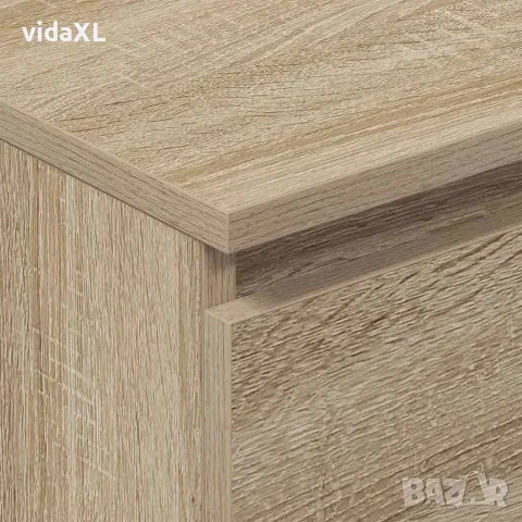 vidaXL Сайдборд, сонома дъб, 60x35x98,5 см, инженерно дърво, снимка 9 - Бюфети - 56147684