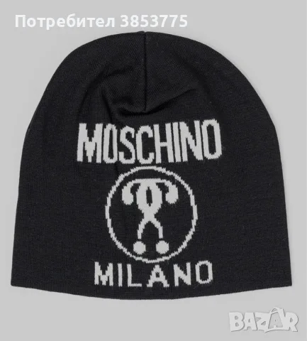 Вълнена шапка Moschino, снимка 2 - Шапки - 56335714