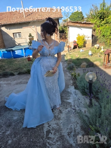 уникална официална рокля , снимка 2 - Сватбени рокли - 51750638