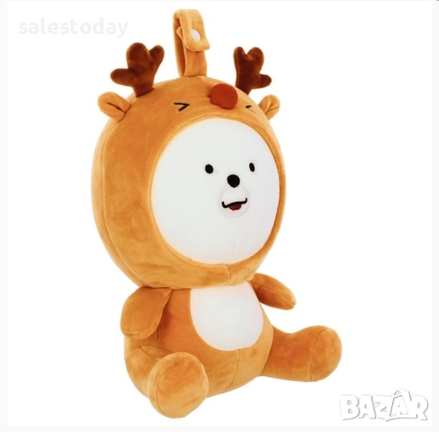 Възглавница за път за дете, за кола, 2 в 1, Еленче, Плюш , снимка 5 - Аксесоари и консумативи - 52316071