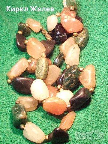 СТАРИННО КОЛИЕ от СКЪПОЦЕННИ НАТУРАЛНИ КАМЪНИ 14455, снимка 3 - Колиета, медальони, синджири - 29638290