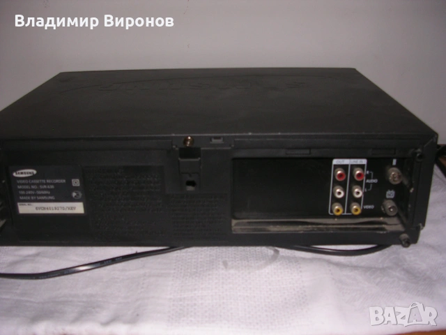 Касетен видeомагнитофон SAMSUNG SVR-630, снимка 2 - Плейъри, домашно кино, прожектори - 53853769