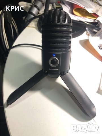 Samson Meteor Mic micro USB, Кондензаторен подкаст микрофон, снимка 4 - Микрофони - 42706338