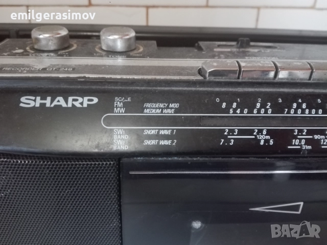 Радиокасетофони SHARP и SONY., снимка 4 - Радиокасетофони, транзистори - 52679785