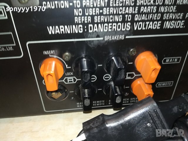 TECHNICS SU-V505 AMPLIFIER MADE IN JAPAN-LNV ВНОС SWISS 2806231041, снимка 14 - Ресийвъри, усилватели, смесителни пултове - 41379694