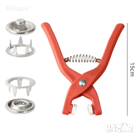 Уред за поставяне на копчета „тик-так“, капси, кутийка за съхранение на капсите  , снимка 8 - Други стоки за дома - 52906071