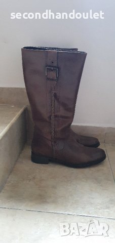 Дамски ботуши от естествена кожа