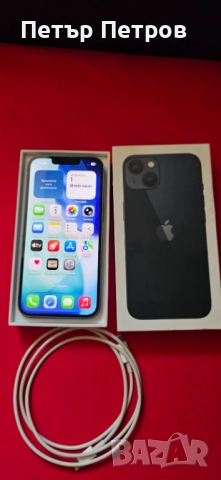 iPhone 14 Blue 128GB 89% battery КОМПЛЕКТ-като нов!