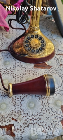 Ретро телефон , снимка 6 - Антикварни и старинни предмети - 52749647