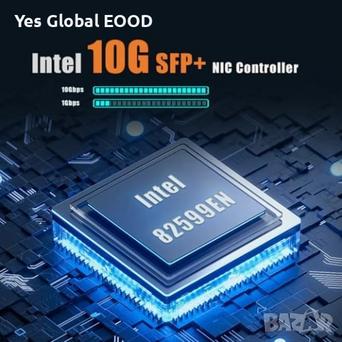 GLOTRENDS 10Gb SFP+ PCIe карта Intel 82599EN, снимка 4 - Други - 53443493