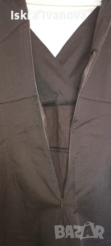 Рокля за празник, кафява, размер 42, снимка 5 - Рокли - 52845655