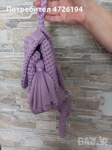раница ръчно плетена, снимка 5 - Раници - 53316819