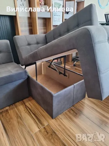 Нов трапезен ъгъл, снимка 3 - Дивани и мека мебел - 48098781