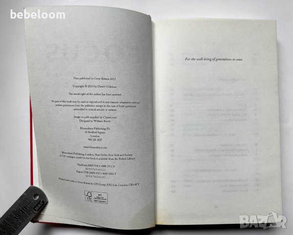 Focus: The Hidden Driver of Excellence Daniel Goleman Книга направление Приложна психология, Бизнес , снимка 4 - Специализирана литература - 41590361