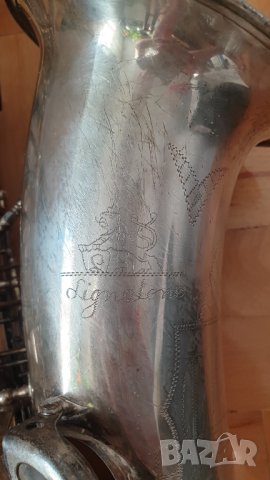 Посребрен саксофон Amati Kraslice Classic Deluxe, снимка 9 - Други - 41975216